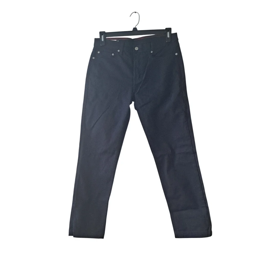 American Giant Roughneck Work Pants Straight Stretch Canvas Navy Mens 32W NWOT - Picture 2 of 11